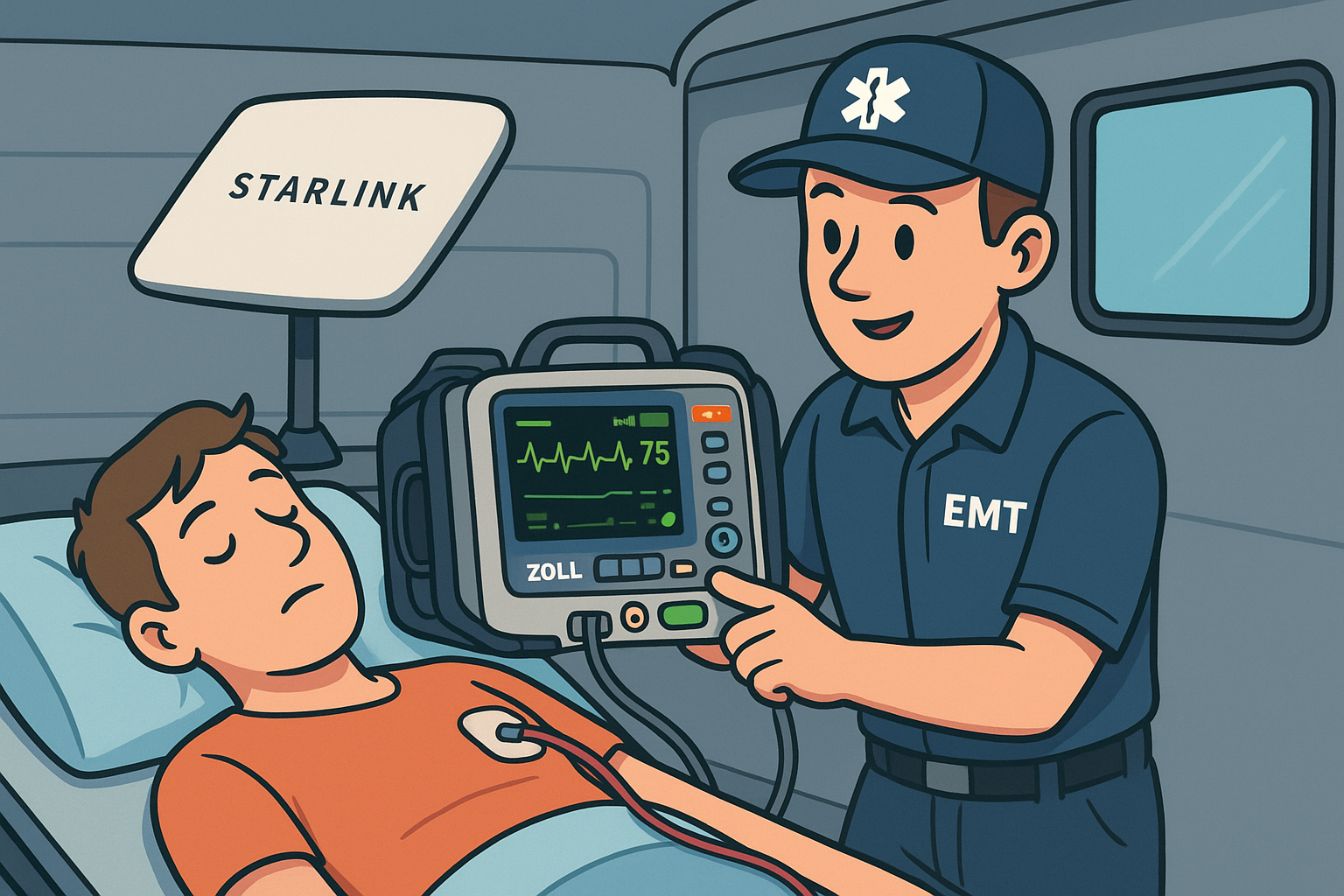 Enhancing Rural Emergency Care: East Boise County EMS District’s Integration of Zoll Monitors and Starlink Technology 