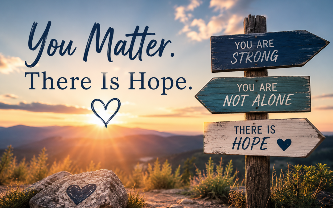 You Matter. There Is Hope.